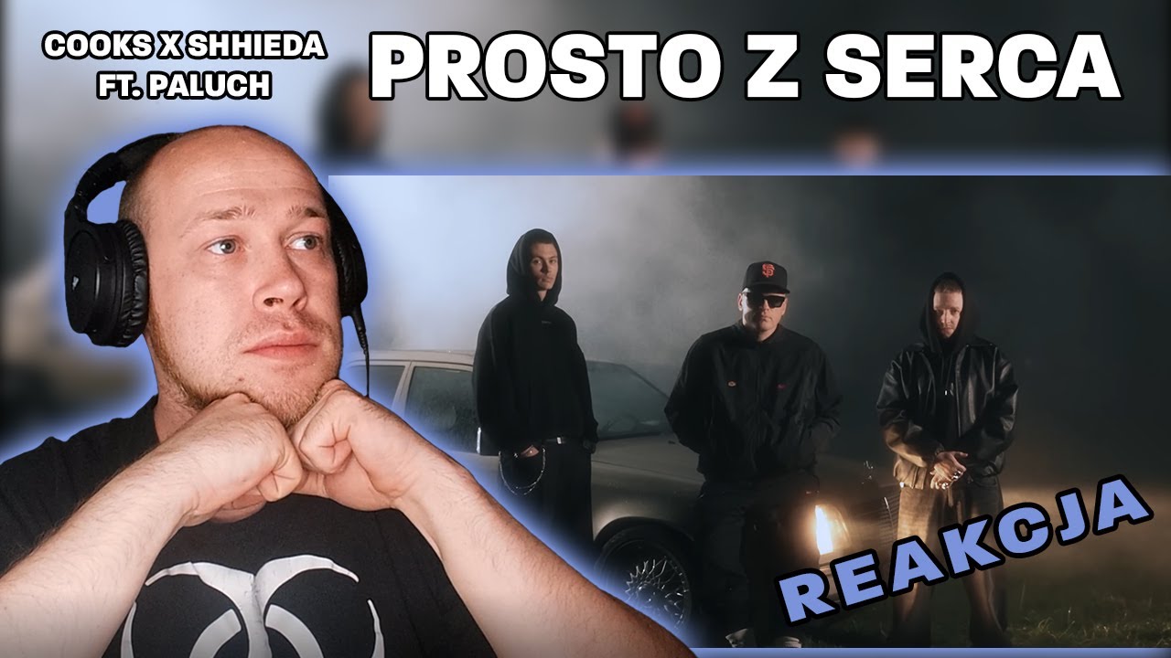 Metal słucha rapu🔴COOKS x SHHIEDA ft. PALUCH - Prosto z serca💗REAKCJA