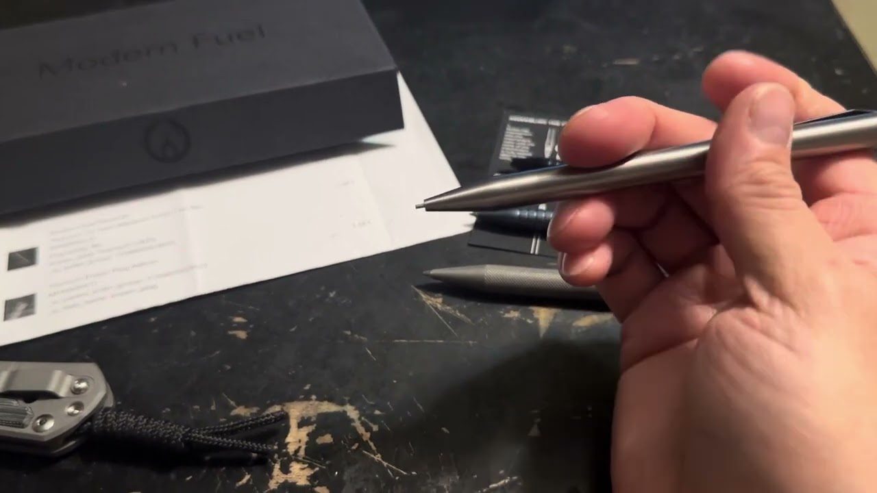 Modern Fule titanium, mechanical pencil ￼