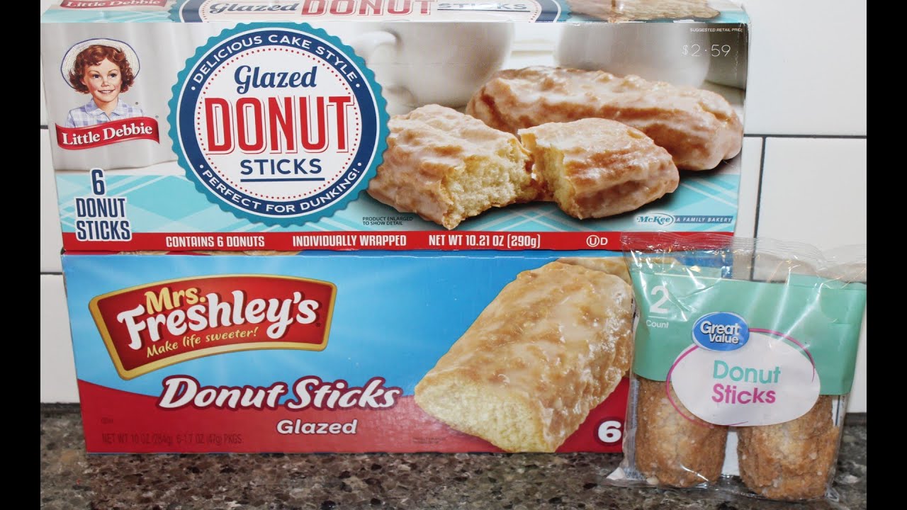 Donut Sticks Blind Taste Test: Little Debbie vs Mrs. Freshley’s vs Great Value (Walmart)