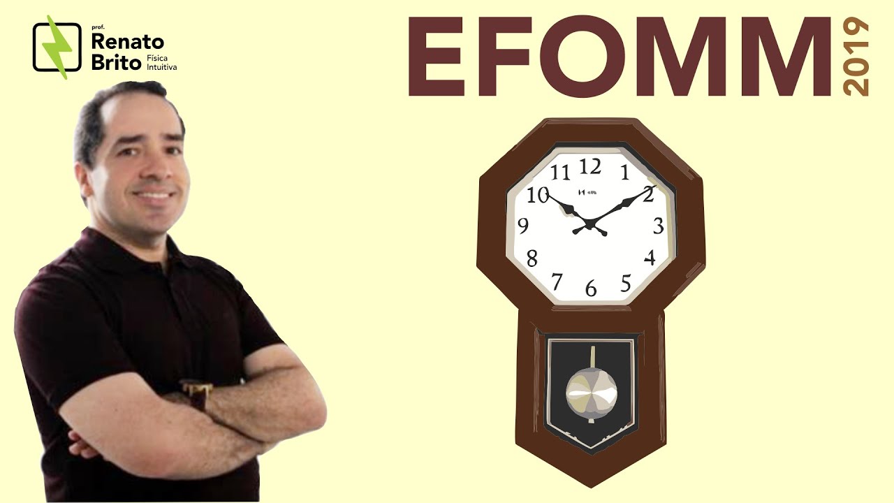 EFOMM 2019 Q40 | Um relógio de pêndulo constituído de uma haste metálica