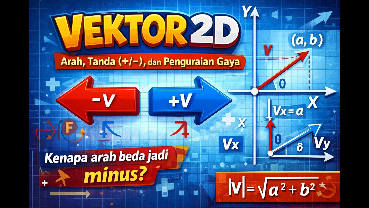 Tugas Fisika I - Dyandra Ramadha - Vektor 2D - Universitas Negeri Malang - 2026