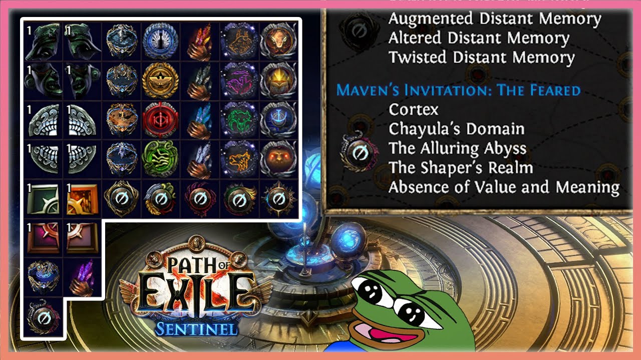 All Maven Invitations + 4 Maven | Path of Exile sentinel 3.18