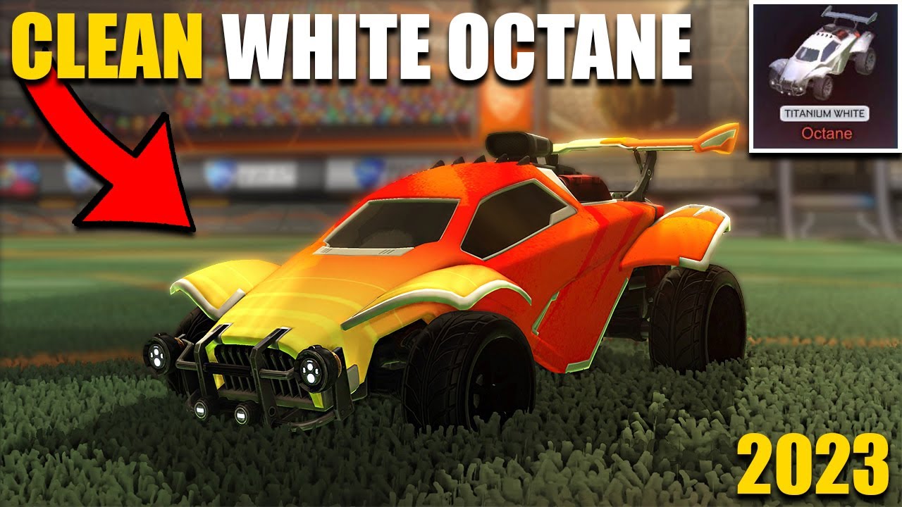 20+ CLEAN TITANIUM WHITE OCTANE DESIGNS! | Tryhard/Sweaty WHITE OCTANE Presets in Rocket League