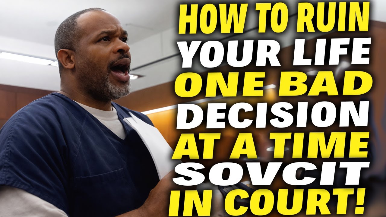 How to Ruin Your Life One Bad Decision at a Time — Sovereign Citizen in Court