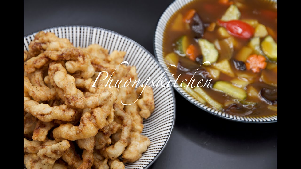 THỊT HEO CHIÊN GIÒN SỐT CHUA NGỌT KIỂU HÀN -Tangsuyuk