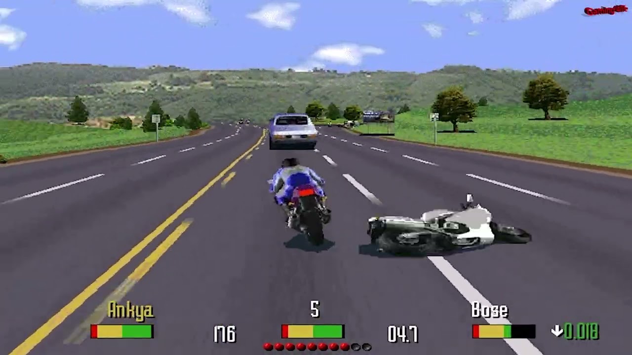 Road Rash Level 5 Super Hardcore Fighting & Funny Moments 😍🔥Best memories of 90s kids 😍