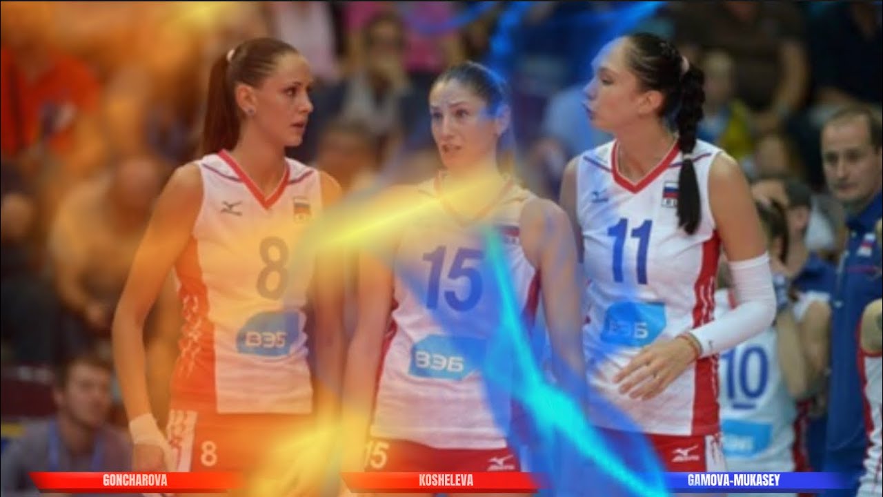 GONCHAROVA KOSHELEVA vs GAMOVA (D.Moscow vs D.Kazan 2013)(Afrontes no Volei) (Angry moments)