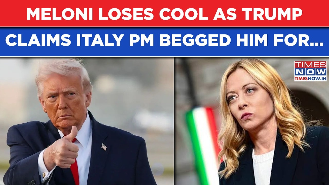 Georgia Meloni ABSOLUTELY FURIOUS As Donald Trump Claims Italy PM BEGGED Him For This At G7 SUMMIT
