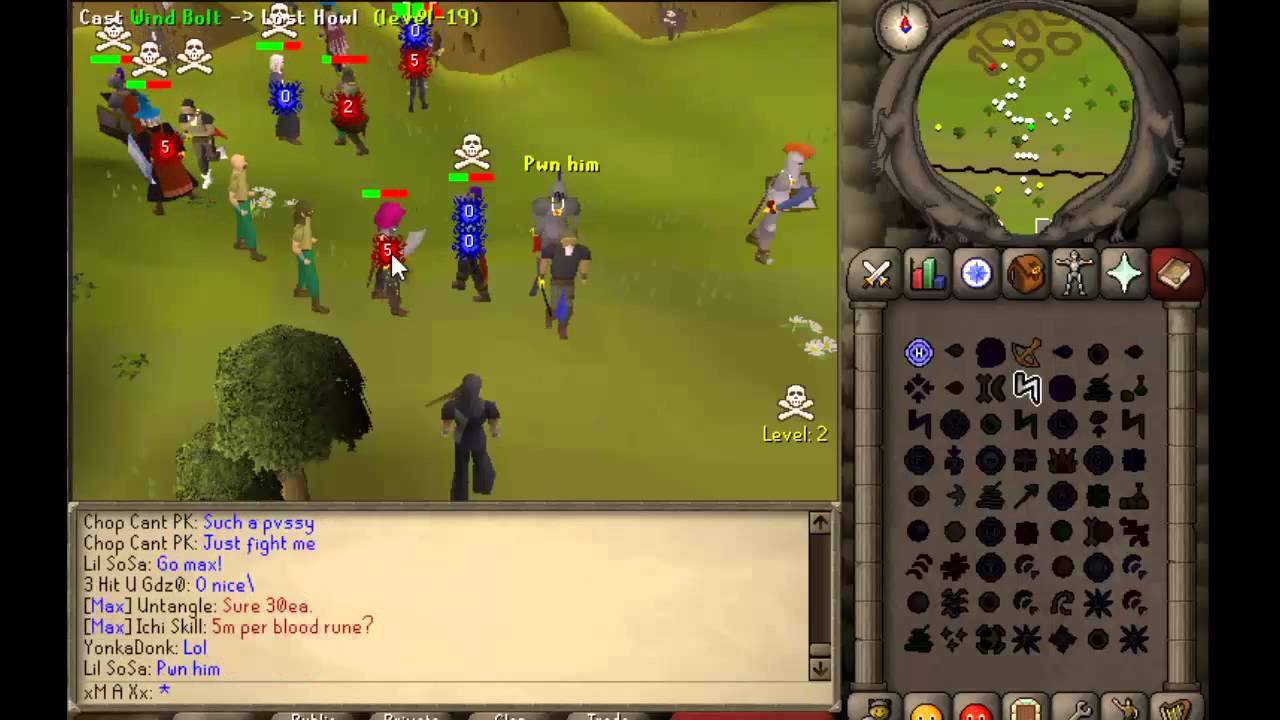 Runescape 2007 Pure Pk Commentary