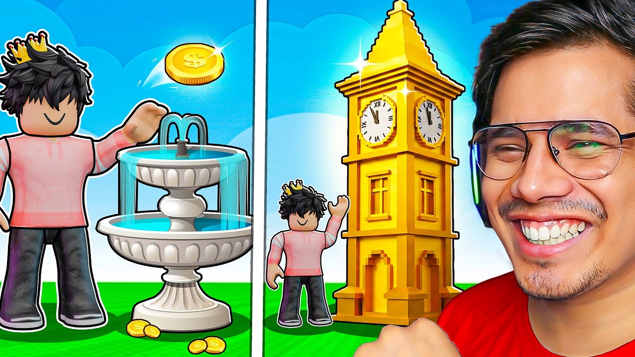 THROW A COIN TO BECOME BILLIONAIRE ROBLOX 😱