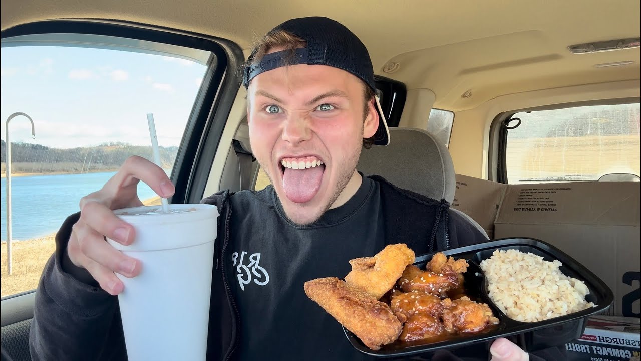 Country boy eats Chinese food MUKBANG