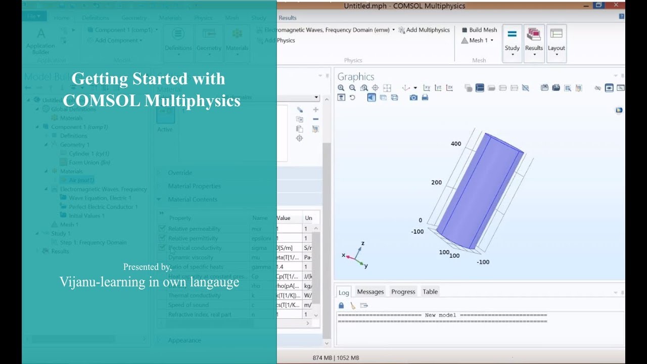 Getting Started With COMSOL Multiphysics (For Beginners) | Hindi