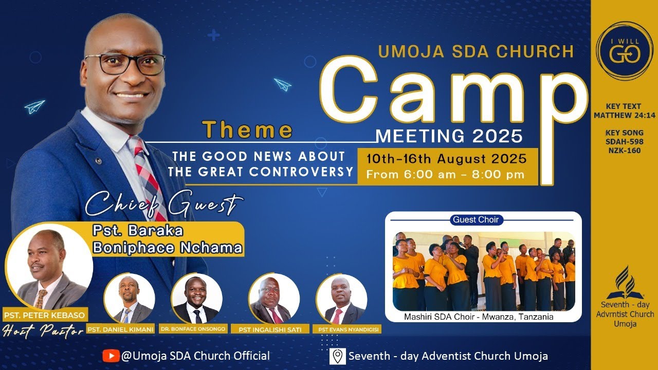 CAMP MEETING 2025 //MORNING SERVICE // Day 6  // 15th AUGUST,  2025