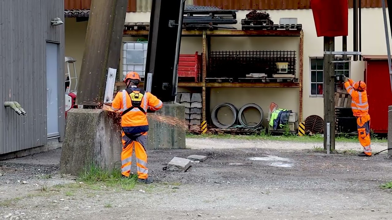 Déconstruction d'un silo à sel