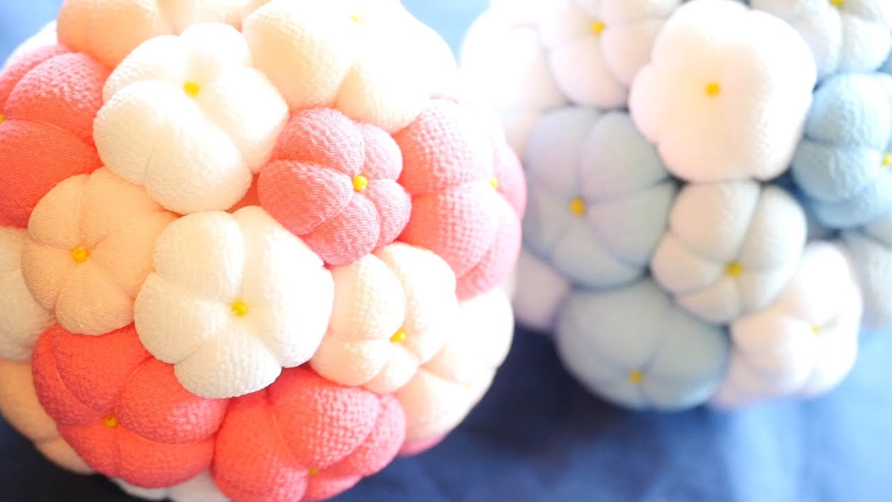 冷たくも、暖かい。梅のくす玉作り diy plum ornament