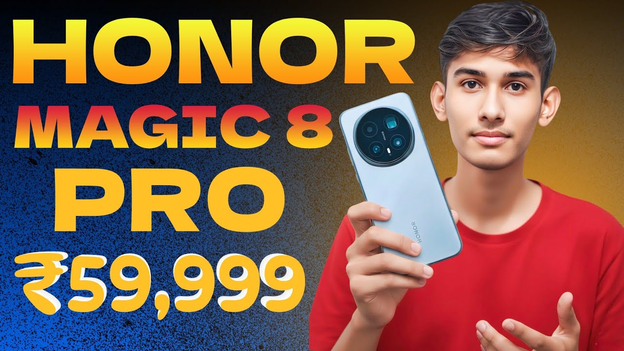 Honor Magic 8 Pro Hands On | Price- ₹59,999 | Full Review in One Video 🤩 