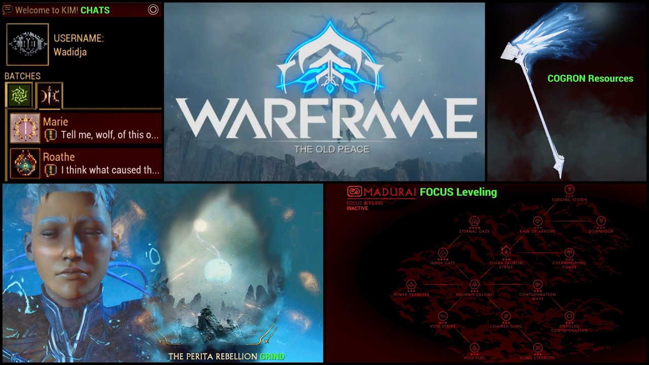 Devil's Triad KIM Chats, Perita Rebellion, Cogron & Thara Resources Grind| WARFRAME: THE OLD PEACE