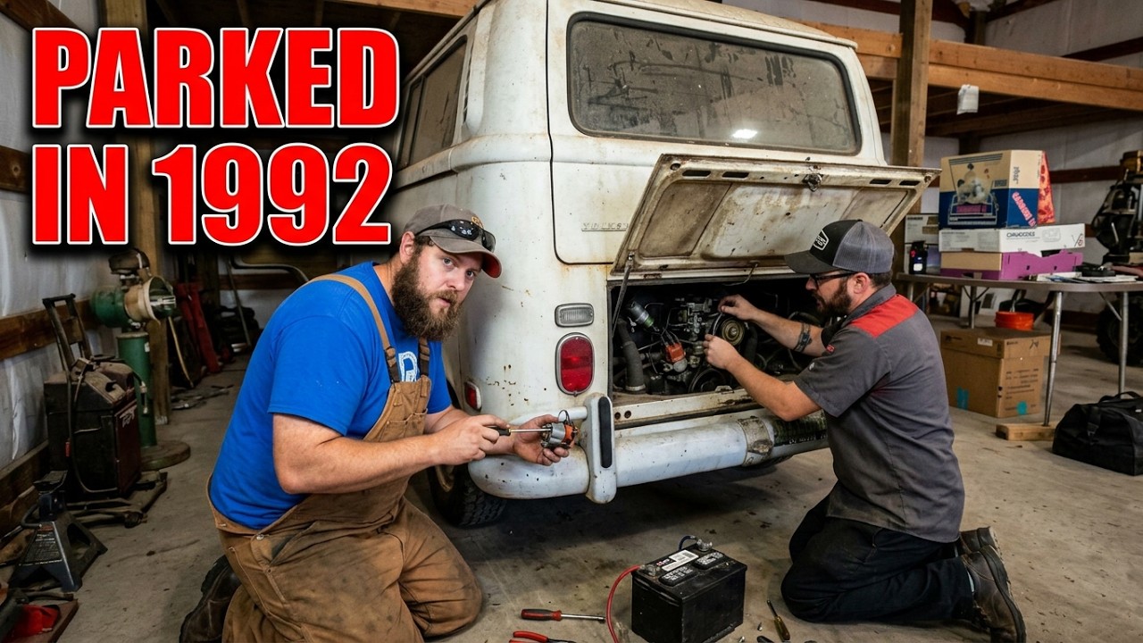 Найденный в амбаре автобус VW Spit Window 1967 года выпуска: доедет ли он до дома?