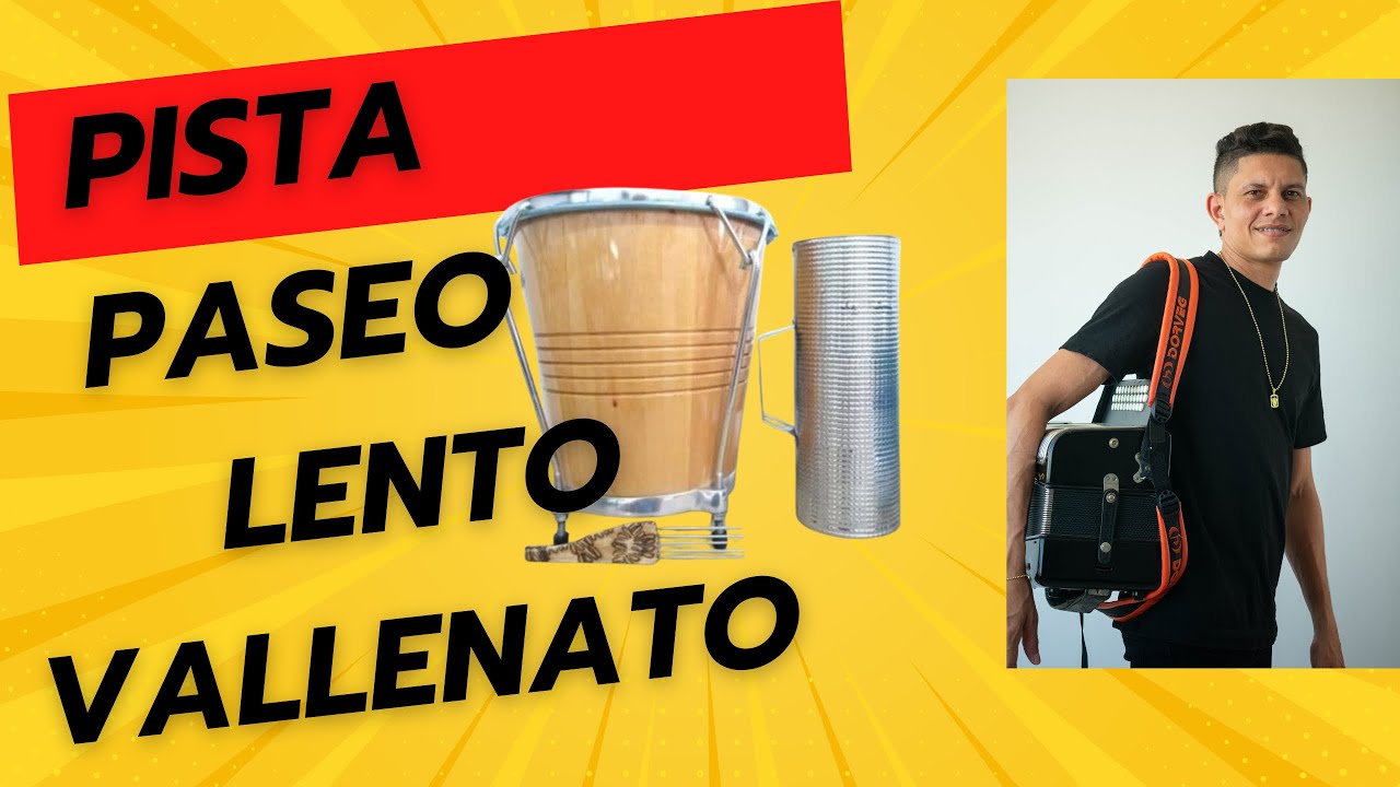 Pista paseo más lento #2 #cursodeacordeon #vallenato