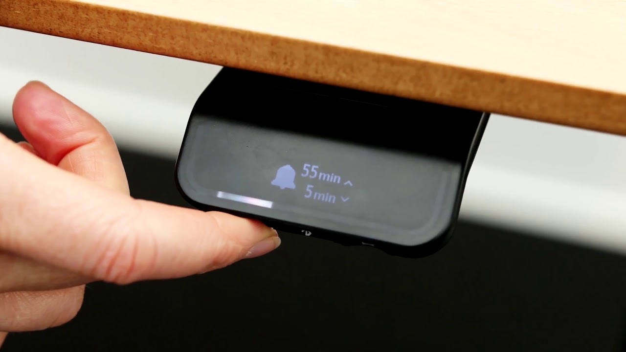 UPDESK Standing Desks Smart Desk Controller - How To Use Light Strip Reminders