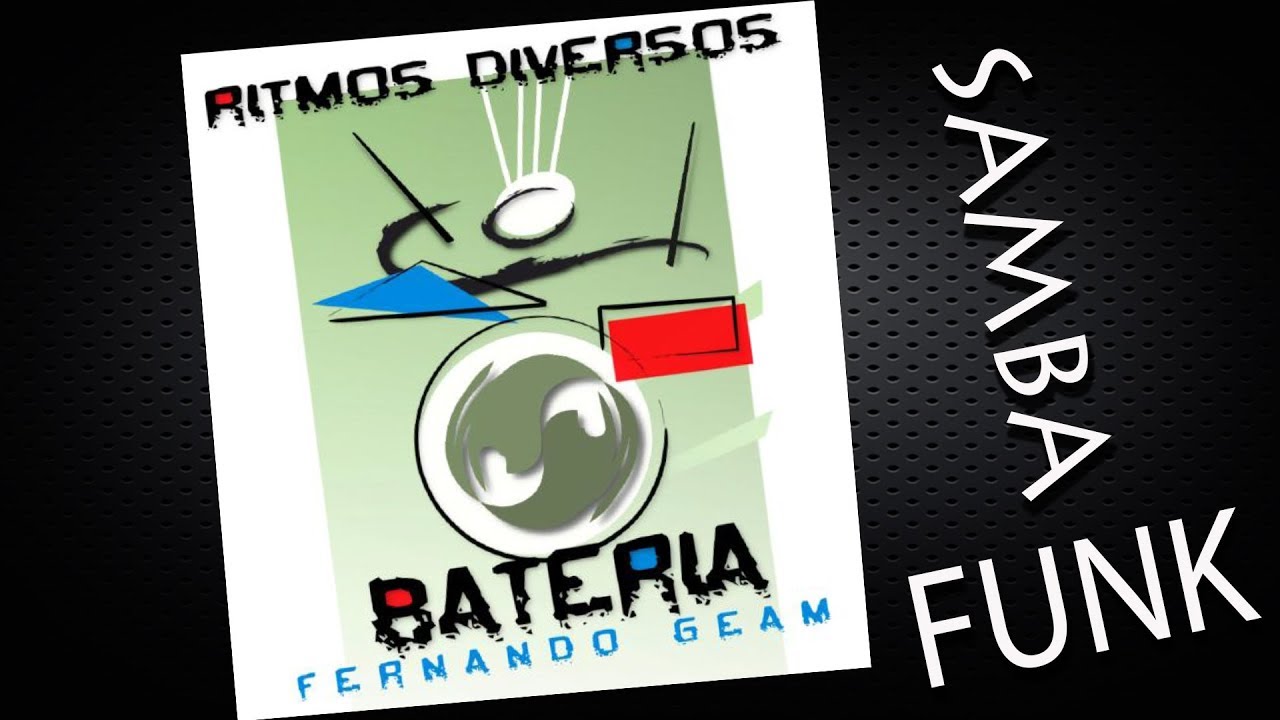 SAMBA FUNK na bateria - Curso RITMOS DIVERSOS - AULA DE BATERIA