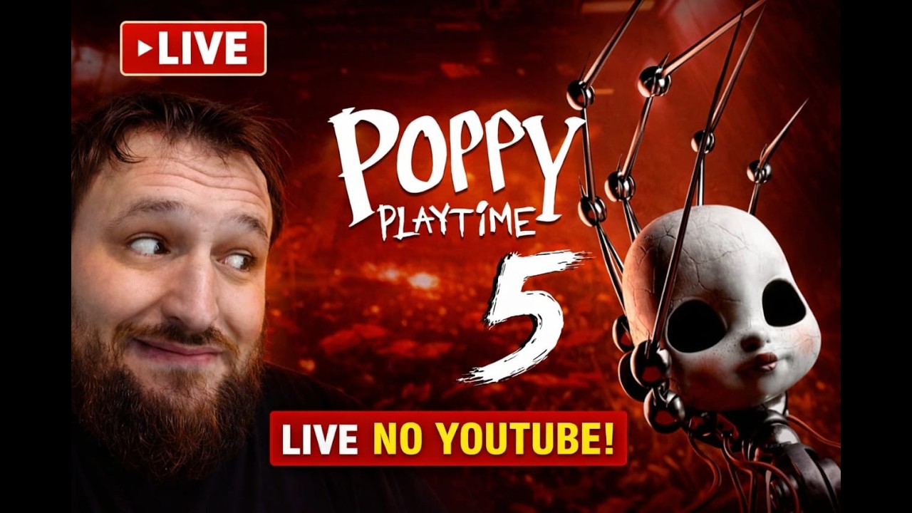 Jogando com MOD no Poppy Playtime Chapter 5 ( AO VIVO! ) #gameplay