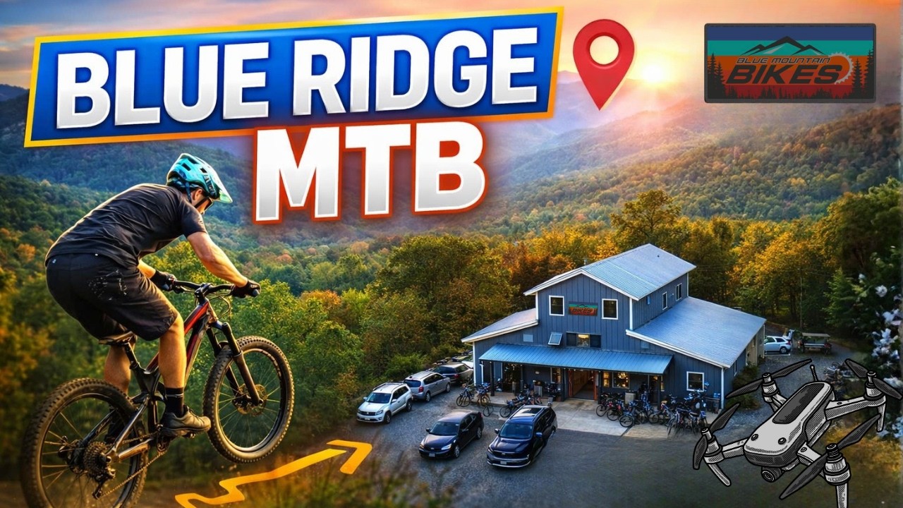Blue Mountain Bikes | Drone Tour of North Georgia’s Premier Bike Shop in Blue Ridge