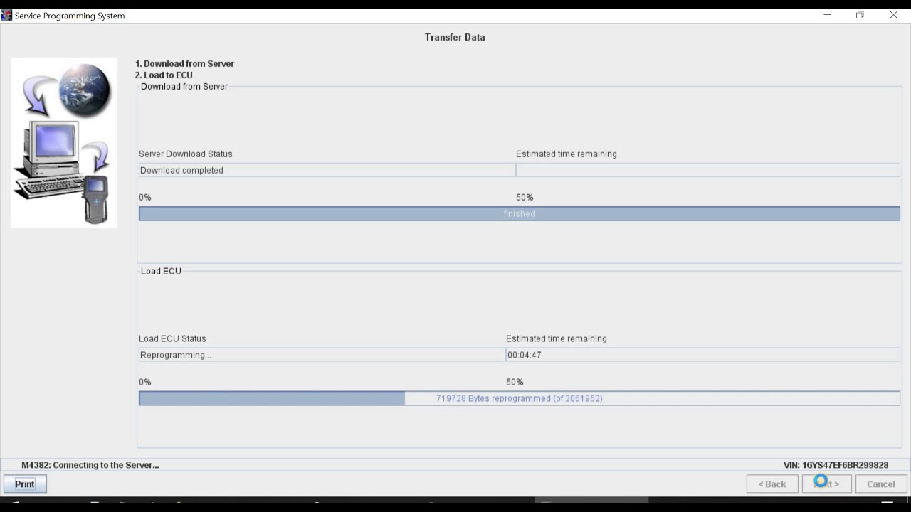 SPS Programming - Прошивка блока ECM на Escalade 2010 года прошивкой от Escalade 2011 года.