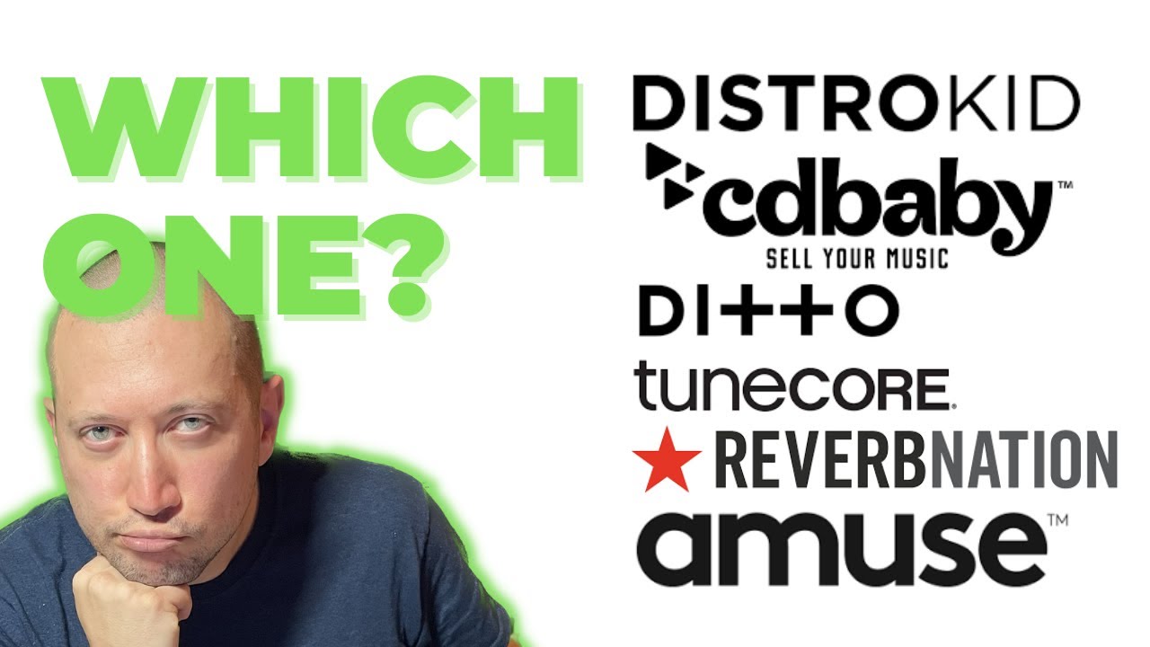 Список дистрибьюторов музыки: CD Baby, DistroKid, Amuse, Tunecore, Ditto, ReverbNation