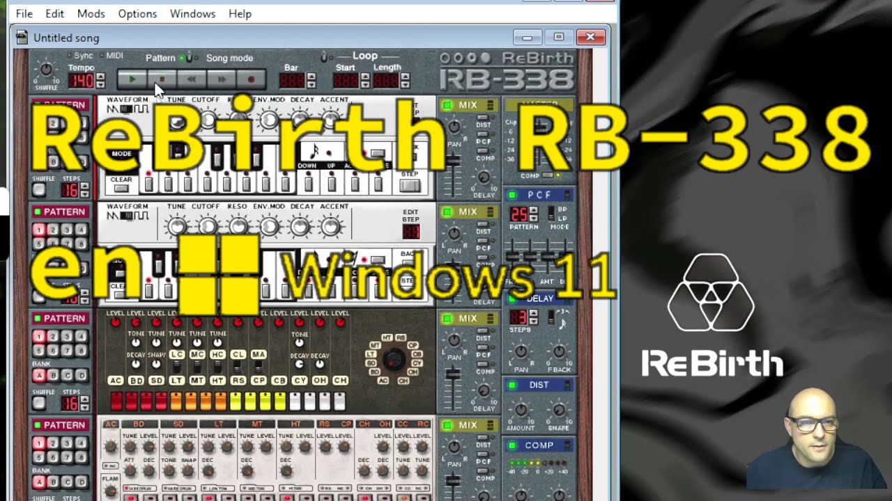 ReBirth RB-338 en Windows 11