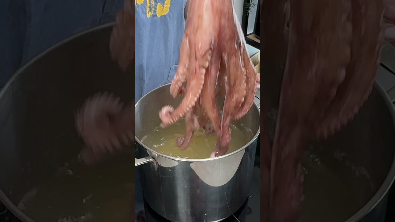 C&oacute;mo cocer el pulpo #shorts