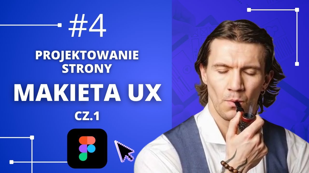 Projektowanie strony w Figma UX/UI – MAKIETA UX cz.1 #4