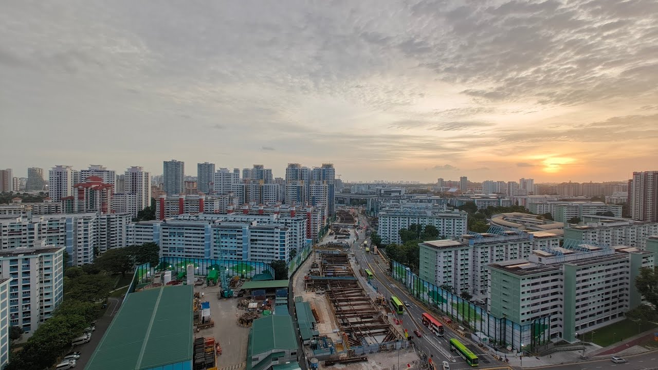 Nightfall Singapore | Typical Evening Ang Mo Kio Central Heights