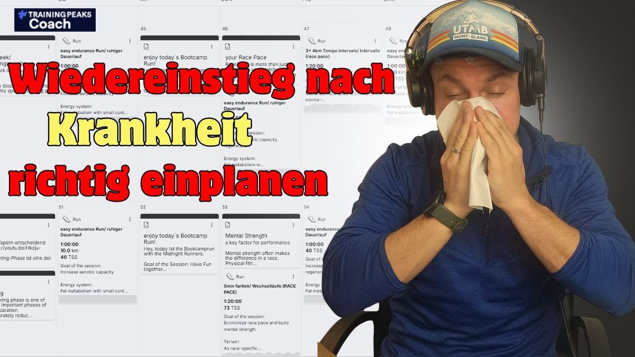 länger Krank? Wir planen um - über TrainingPeaks | Laktatschmiede