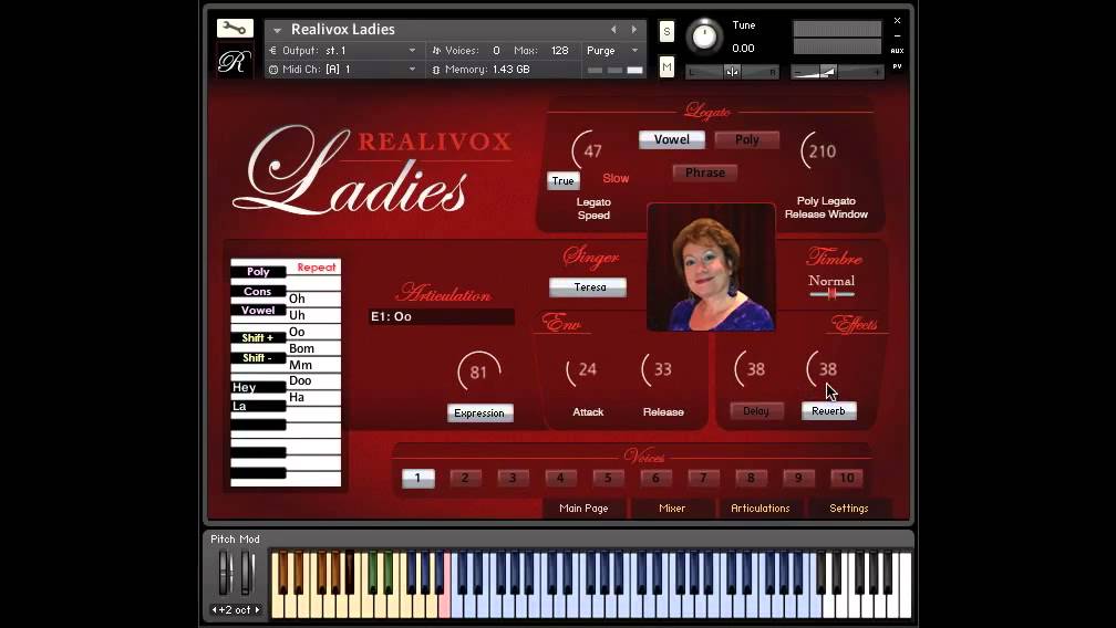 Realivox Ladies V2 Walkthrough