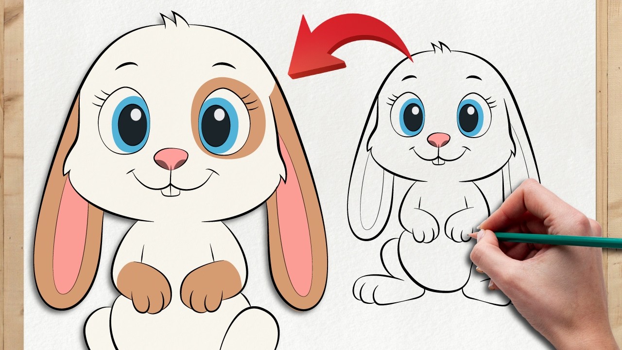 COME DISEGNARE UNA CONIGLIETTA 💗🐰 | Disegno kawaii facile | Primo Disegni