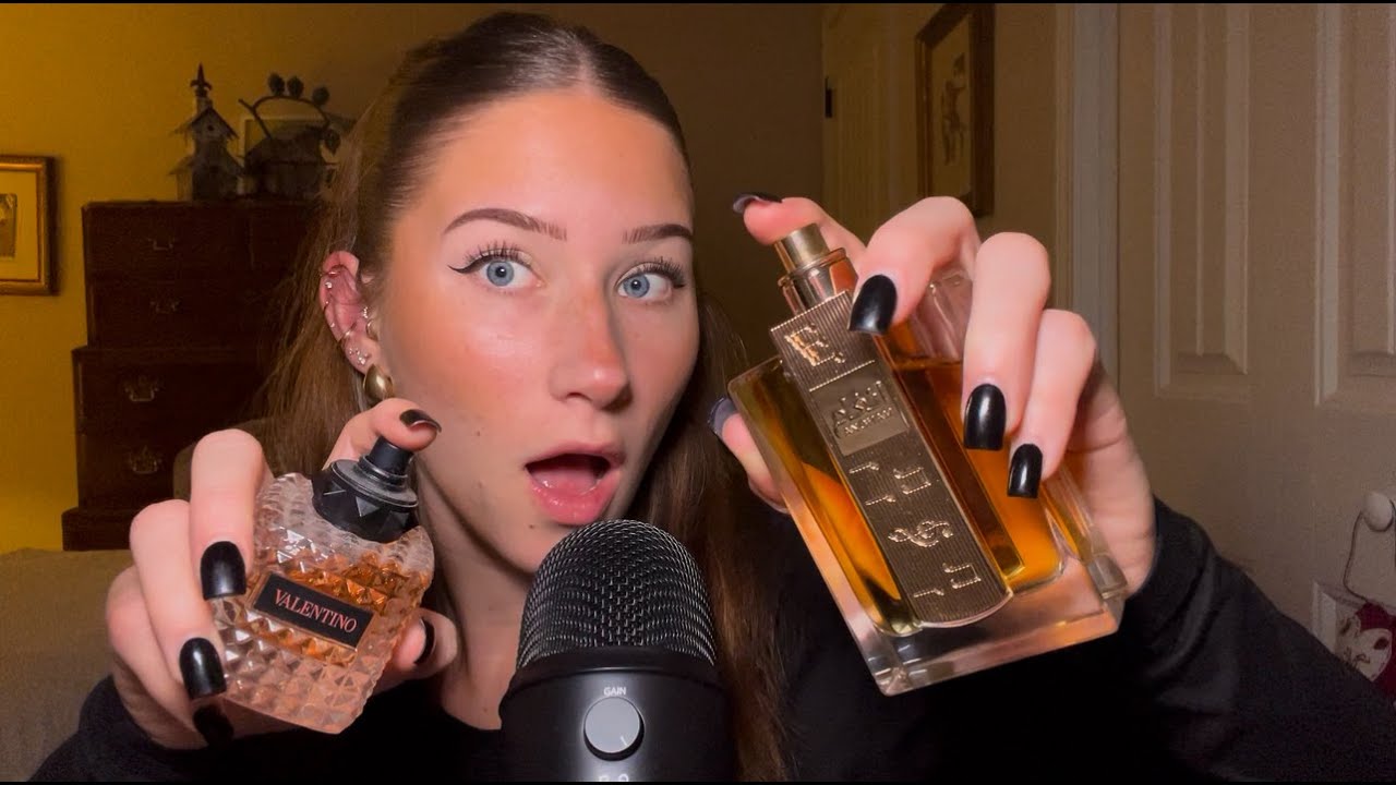 ASMR My Perfume Collection | Whispering, Tapping & Bottle Sounds