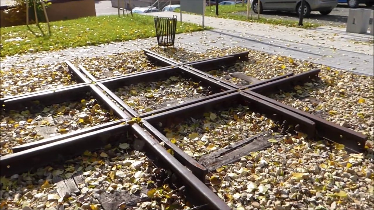 Wycięte skrzyżowanie torów w Orzeszu. 15.10.2019.