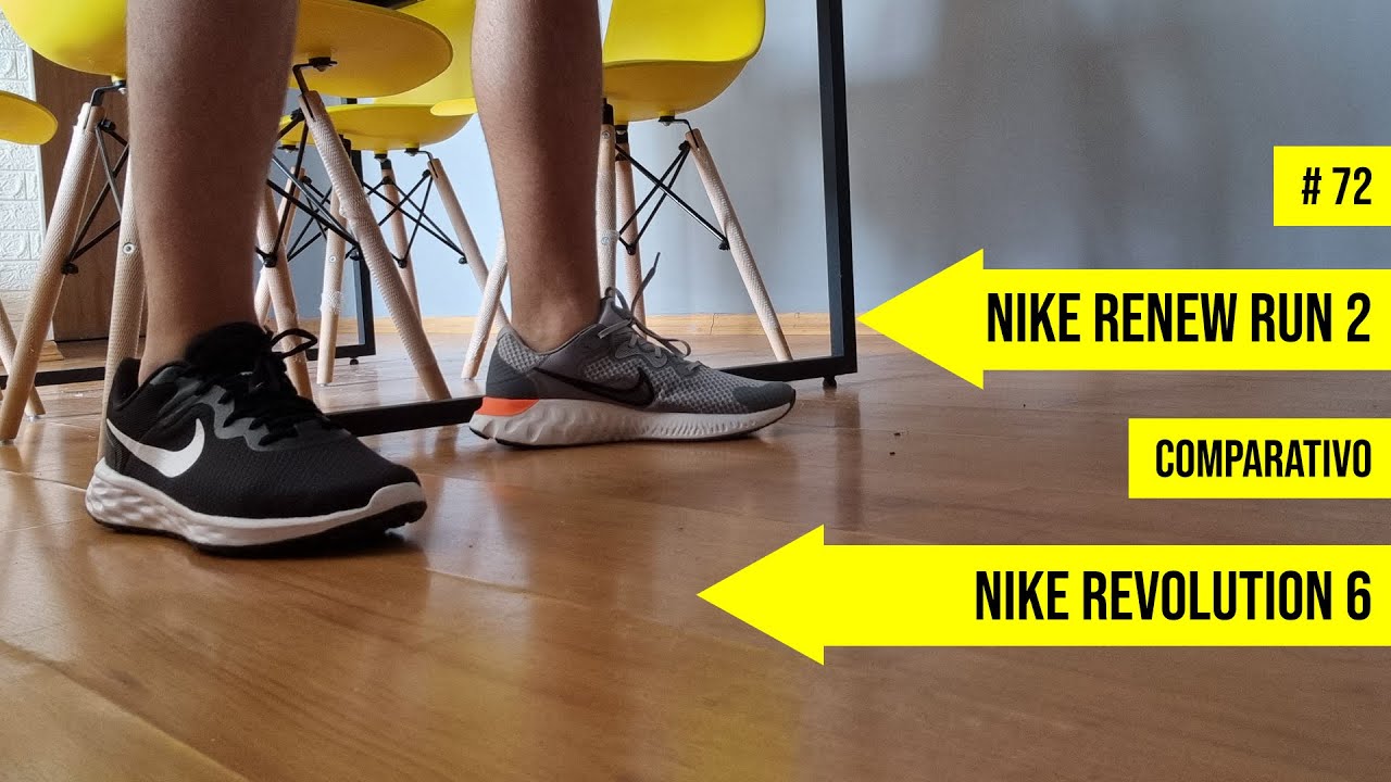NIKE REVOLUTION 6 vs NIKE RENEW RUN 2