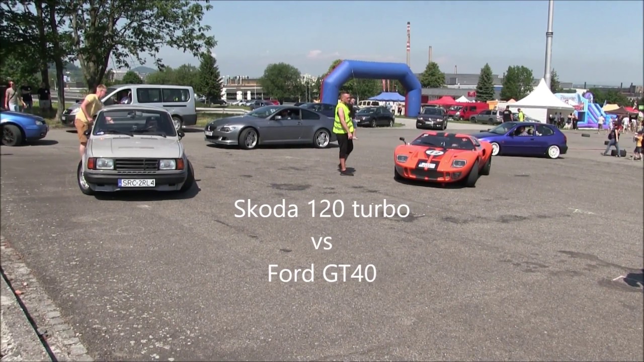 Skoda 120 turbo vs FordGT40
