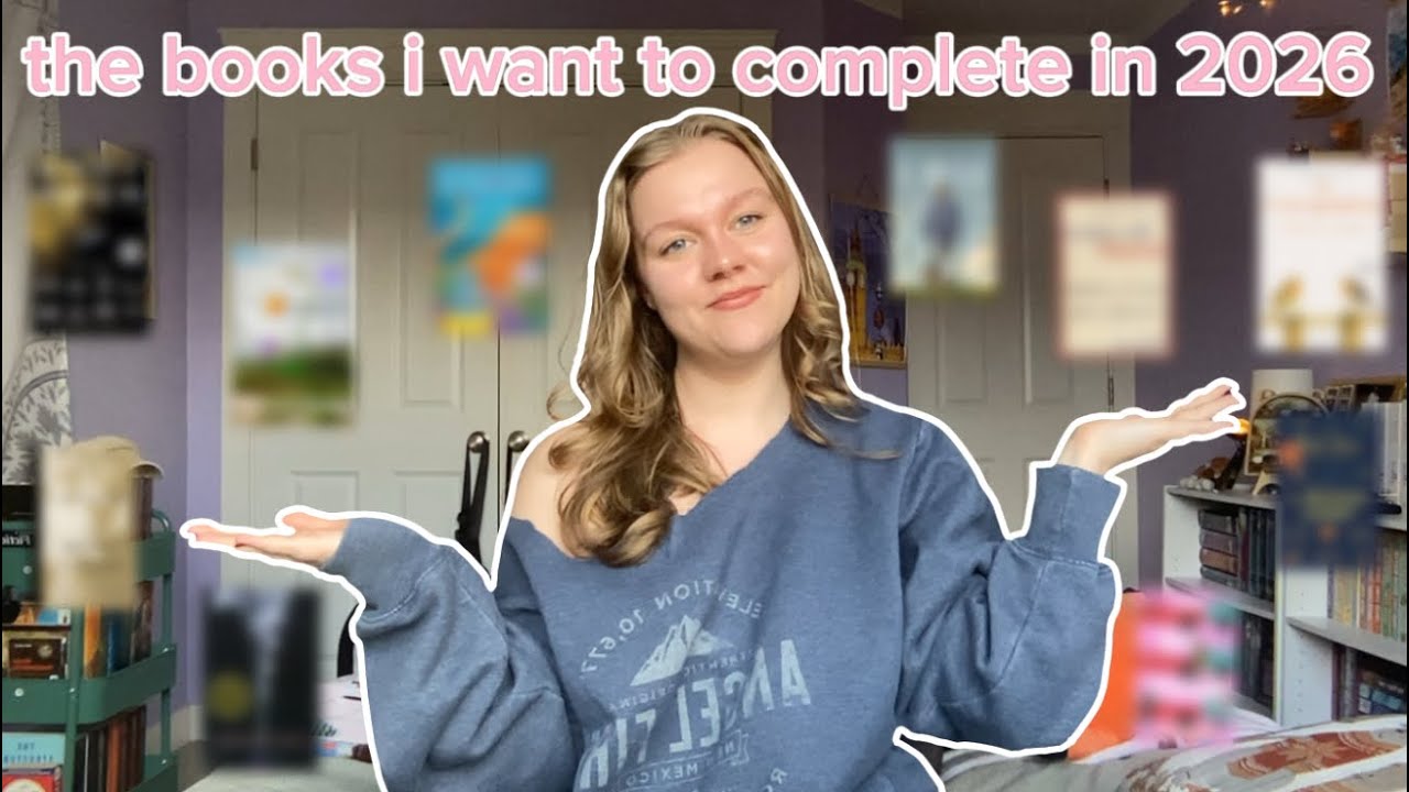 bookish video | the books i want to complete in 2026