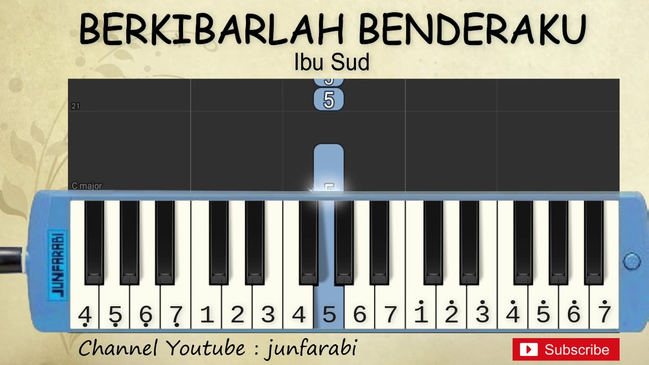 not pianika berkibarlah benderaku - tutorial pianika