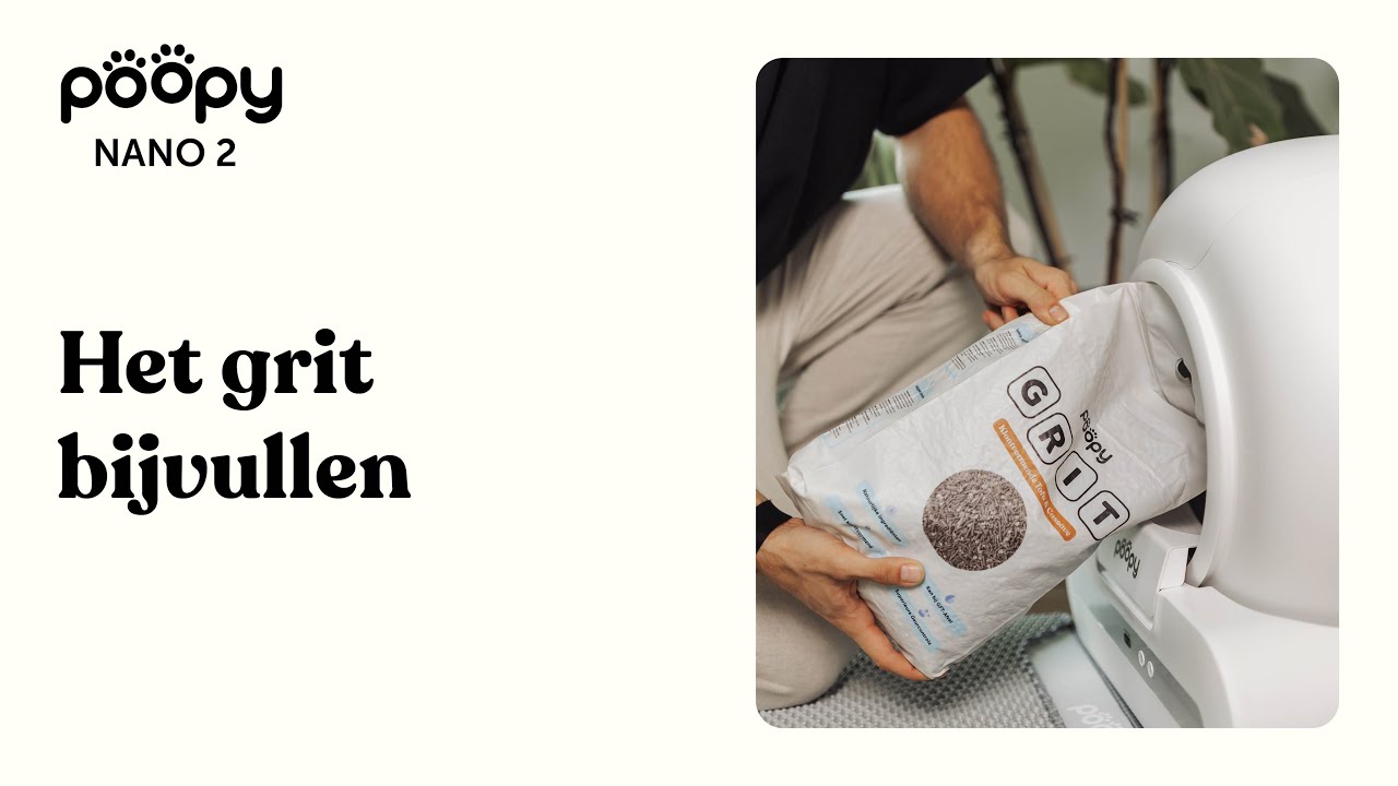 Het grit bijvullen