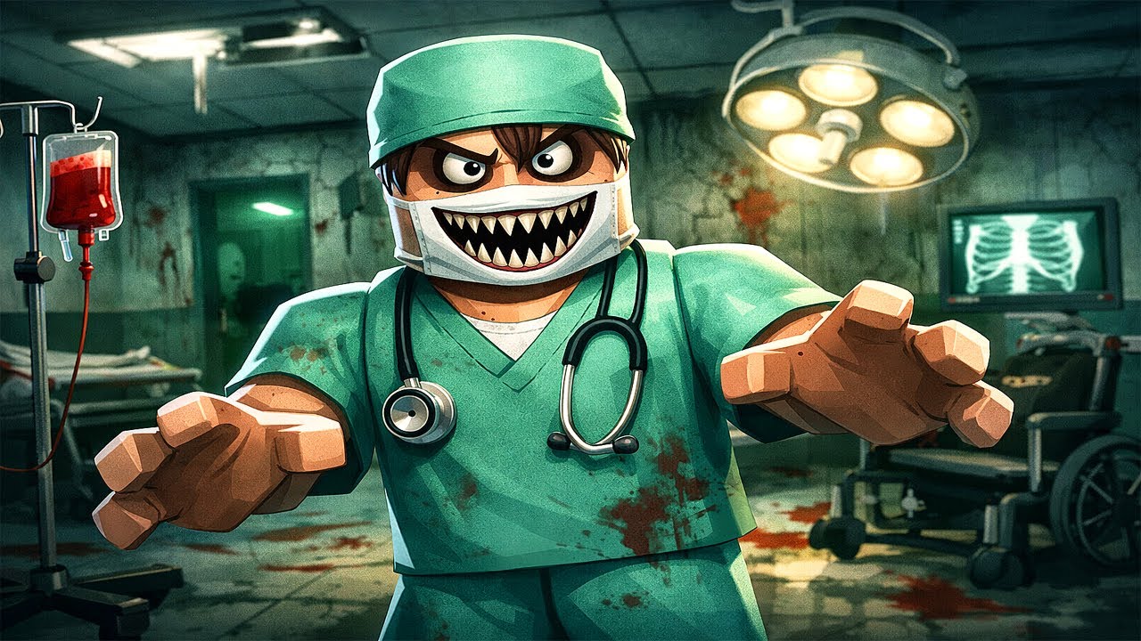 FUGINDO DE UM HOSPITAL MALUCO!! 😨 Roblox