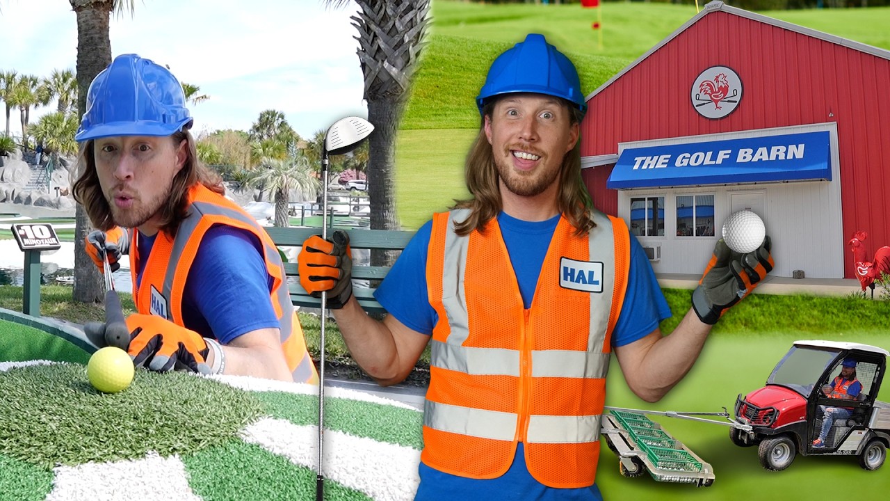 Golfing Fun with Handyman Hal |Minin Golf, Putt-Putt, Driving Range Adventures