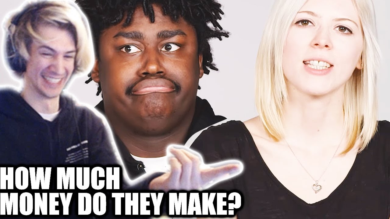 xQc Reacts 100 People Tell Us How Much Money They Make | Keep it 100 | Cut | Episode 14