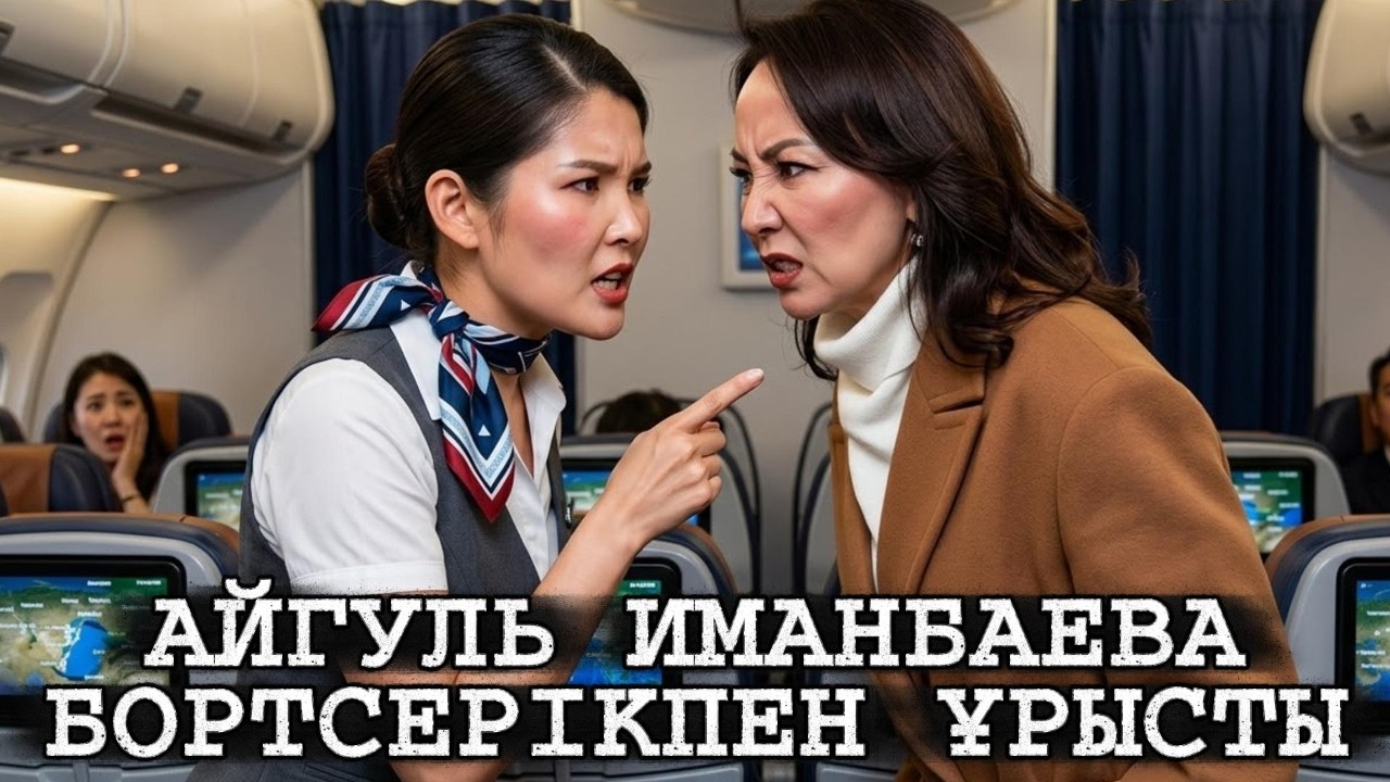 АЙГҮЛЬ ИМАНБАЕВА ҰШАҚТА БОРТСЕРІКПЕН СӨЗГЕ КЕЛІП ҚАЛДЫ