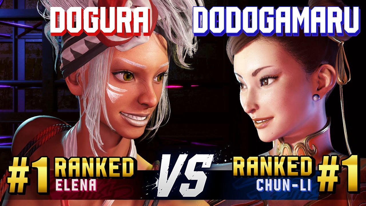 SF6 ▰ DOGURA (#1 Ranked Elena) vs DODOGAMARU (#1 Ranked Chun-Li) ▰ High Level Gameplay