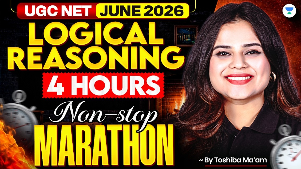 UGC NET Paper 1 Marathon June 2026 | Logical Reasoning Complete Revision | UGC NET Paper 1 | Toshiba