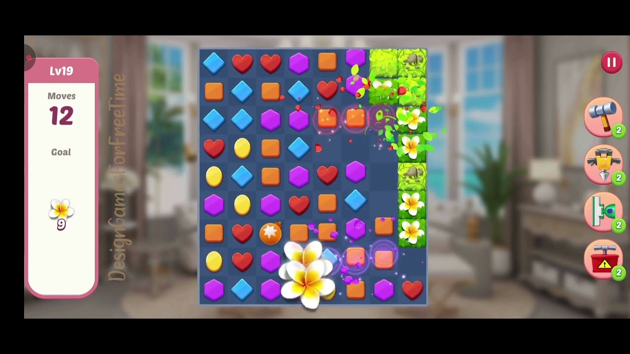 Home Design : Waikiki Life - Level 19 gameplay design decor match puzzle casual game walkthrough